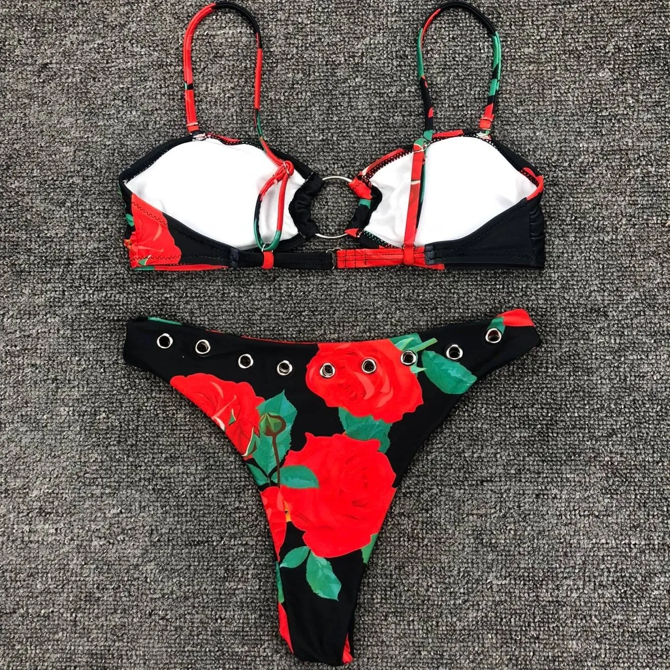 Бикини Леопардовый купальник Mujer розовый красный бикини Maillot De Bain Femme купальный костюм с пуш-ап женский сексуальный купальник бикини