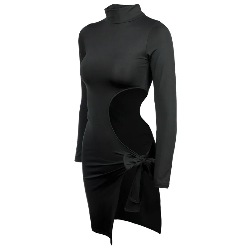 Летнее пикантное облегающее женское платье Dresss с длинным рукавом платье-футляр