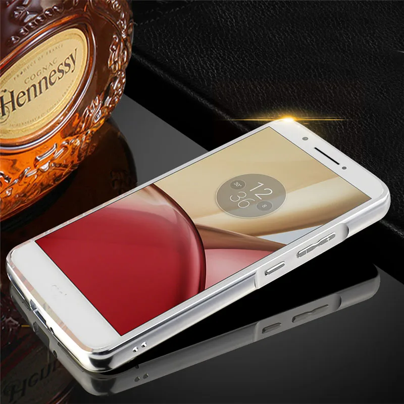COMEBUY для Motorola E4 плюс G5s металлический каркас чехол телефона Зеркало задняя крышка