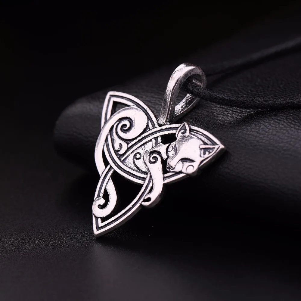 Skyrim Милая подвеска в виде лисы и трикета животного регулируемая цепочка из