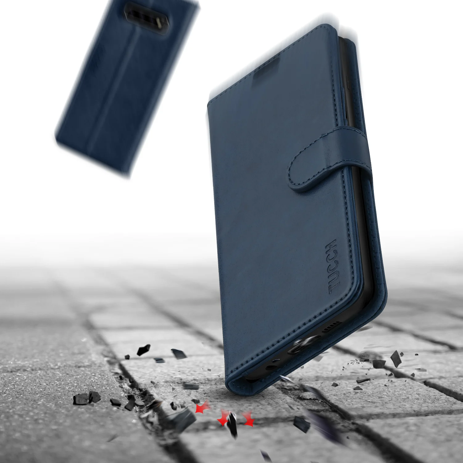 Чехол-бумажник tuch для Galaxy S10, искусственная кожа [подставка] флип-книжка [отделения для кредитных карт] [блокировка RFID] [тонкий Чехол-книжка]