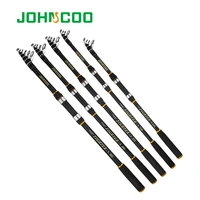 johncoo fighter telescopic fishing rod 40 80g spinning rod 2 12 42 73 03 6m portable sea fishing rod long casting carbon rod
