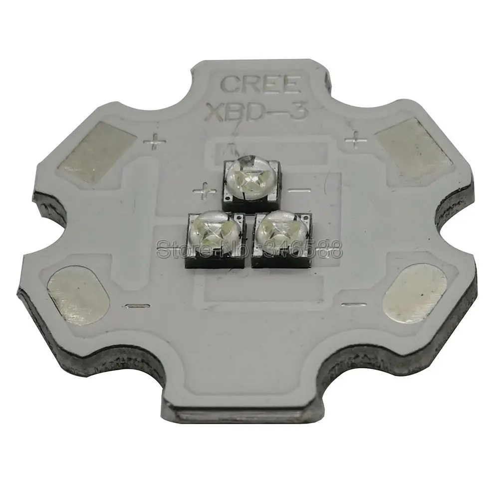 Cree XBD XB D 3 светодиода светодиодная лампа эмиттер белый теплый красный зеленый