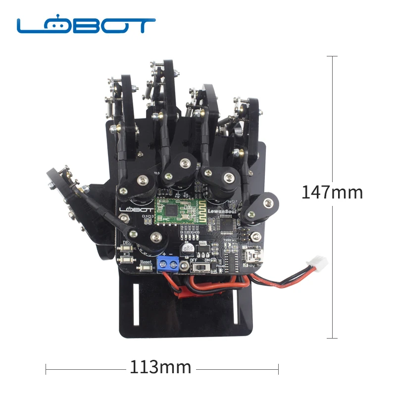 LOBOT с открытым исходным кодом беспроводные соматосенсорные перчатки пульт