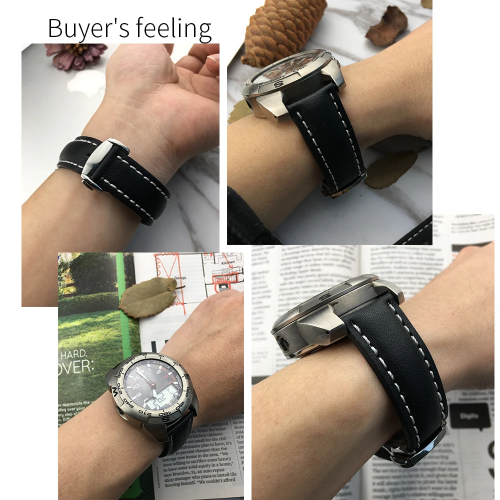 Ремешок из натуральной коровьей кожи для Tissot 1853 T013 наручные часы Breitlin-g