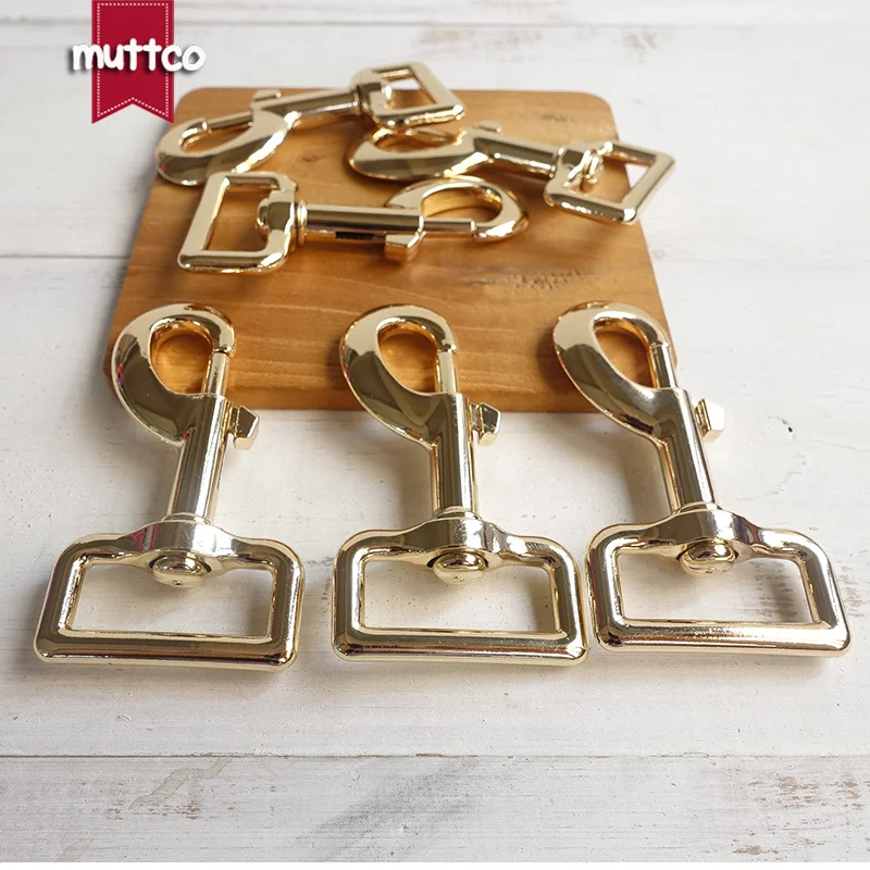 DIY поводок для собак розничная продажа экологичный Золотой металлический брелок