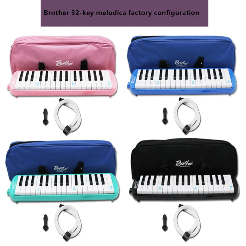 Музыкальная гармошка Brother Melodica 32 ключа 4 цвета с сумкой| |