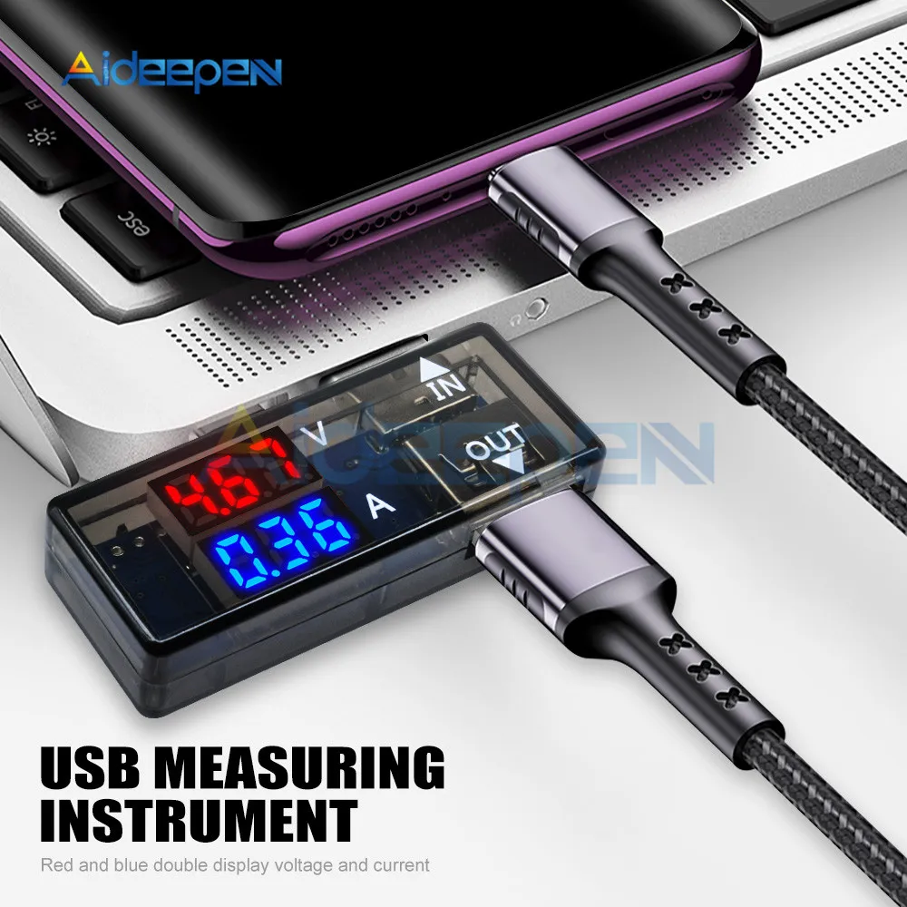 USB тестер напряжение Детектор тока Мобильный телефон мощность измеритель
