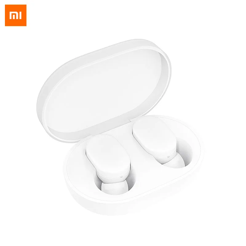 Xiaomi AirDots White Xiao mi Red mi Airdots TWS mi True беспроводные Bluetooth наушники стерео бас Bluetooth 5,0 с mi c Handsfree Наушники управление AI - Цвет: Xiaomi AirDots White