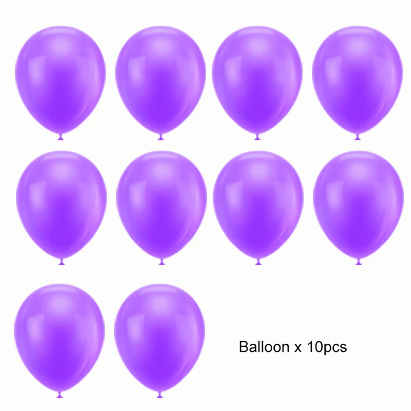 purple-balloon Детский душ Мультфильм Акула одноразовые наборы посуды синее море тема Дети С Днем Рождения Декорации на свадьбу, вечеринку вечерние принадлежности - Цвет: purple-balloon