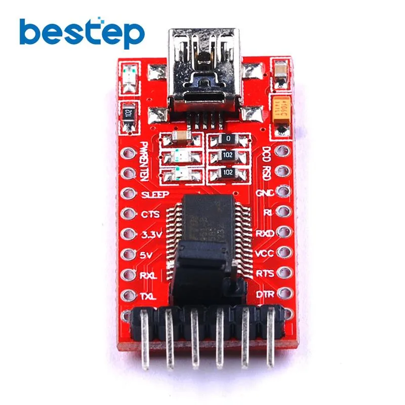Последовательный адаптер FT232RL FT232 FTDI USB 3 В 5 в TTL модуль мини порт для arduino pro Mini к 232