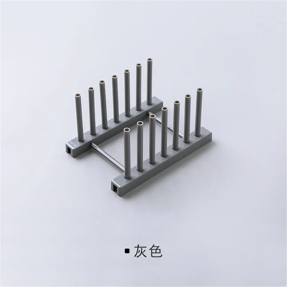 Dish Tray Rack Shelf Kitchen Organizer Plastic Plate Holders Tableware Drying Cup Plates Holder Simple Home Storage | Дом и сад