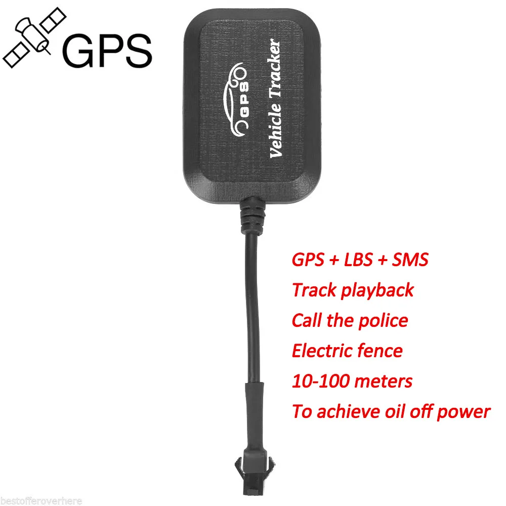 Mini Motorcycle GPS Tracker Car LBS GPRS Positioning Device Vehicle Trunk Locator With Off Oil Power Function | Автомобили и