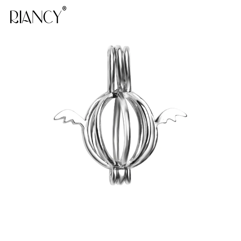 Модная подвеска в виде клетки 1 шт. аксессуары ангела серебряное покрытие без