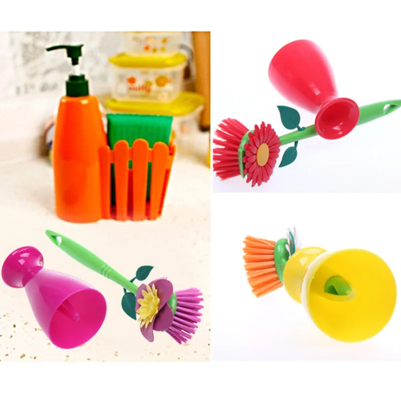 Щетка для мытья посуды милая кухонная щетка сковородок|cleaning tools|dish cleaning brushcleaning