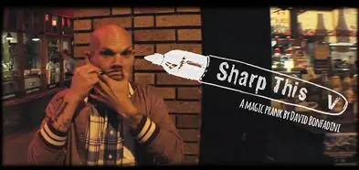 Sharp This (Gimmick+online instructions) Magic Tricks Close up Illusions Street Magia Bar Trick Props,Magie Toys Joke Magician