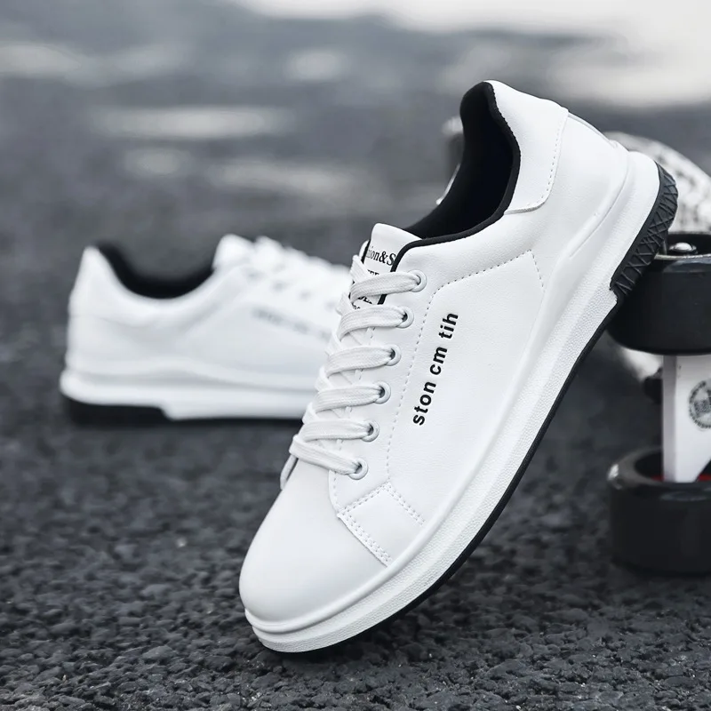 2019 new style students small white shoes Korean fashionable men's casual fashion wholesale | Обувь