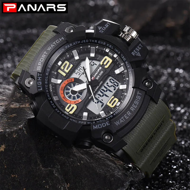 2019 PANARS военные цифровые часы мужские G стильные модные спортивные S Shock армейские