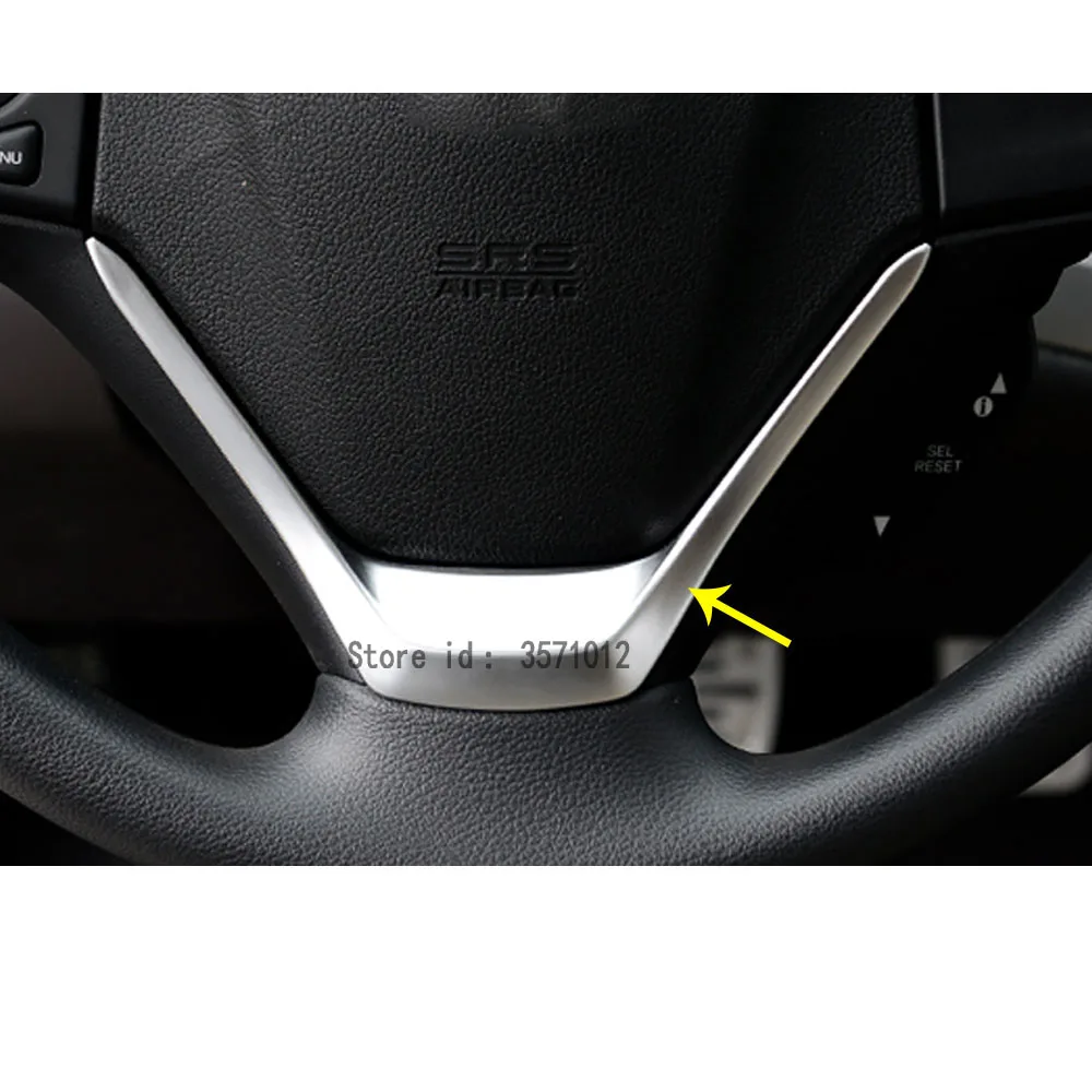 for honda crv cr v 2012 2013 20014 car cover abs chrome steering wheel interior kit switch trim lamp frame hoods part moulding free global shipping