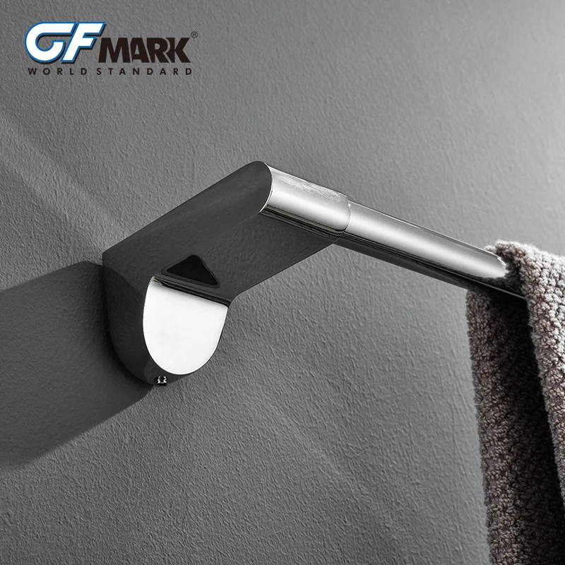GFmark хромированная вешалка для полотенец настенное крепление ванной комнаты