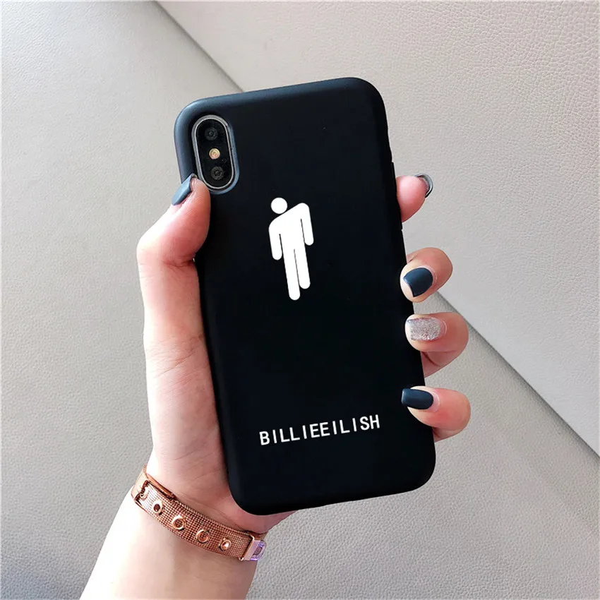 20145 Billie eilish чехол для телефона с логотипом для iPhone X 7 Plus XS 10 чехол TPU силиконовый чехол для телефона для iPhone 6S 8 6 Plus XS Max чехол - Цвет: 20145