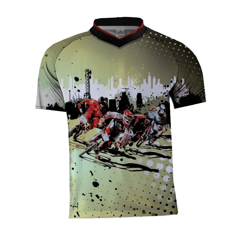 

2019 New Enduro bike jersey motocross bmx racing jersey downhill dh short sleeve cycling clothes seven mx summer mtb t-shirt