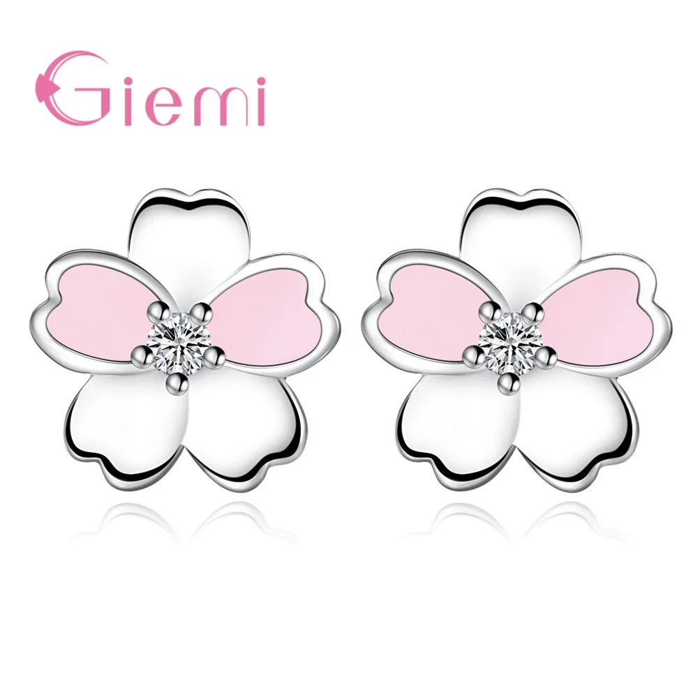 

Factory Price Shinny Flower Shape Stud Earrings Good Quality Jewelry Nice Choice For Gift TO Daughter/Wife/Girlfriend