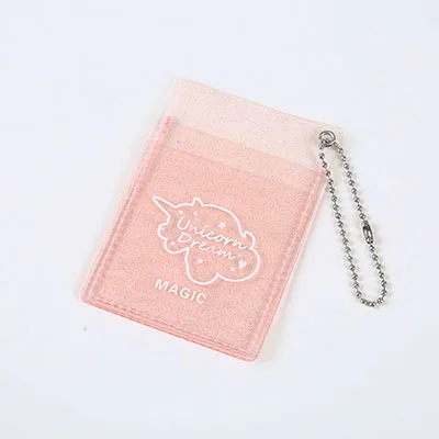 Pink 2 Bentoy Женский ПВХ держатель для карт корейский твердый милый чехол для ID карты мини-автобус кредитный банк держатель для карт milkjoy Набор для автобусной карты Прямая поставка - Цвет: Pink 2