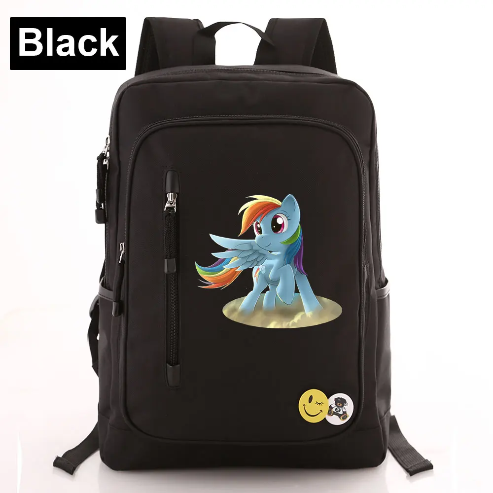 My Little Pony Rainbow Dash Pinkie Pie школьная сумка для мальчиков и девочек женская на молнии