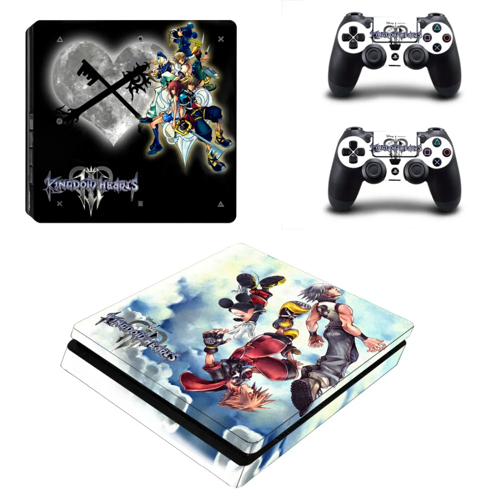 Игры Kingdom Hearts PS4 тонкий переводная картинка наклейка для Sony PlayStation 4 консоли и 2