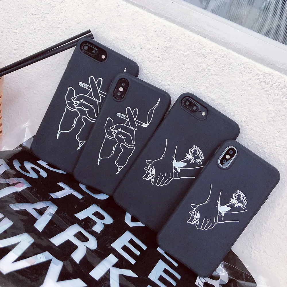 Чехол для телефона Boucho iPhone 6 6S 7 8 Plus мягкий силиконовый защитный чехол X |