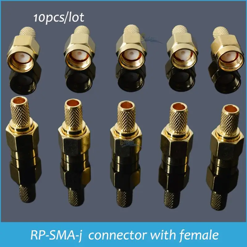 Sindax RP SMA J Коннектор с гнездовой иглой RG58 LMR195 RG142 RG400 RG223 RF коннектор 10