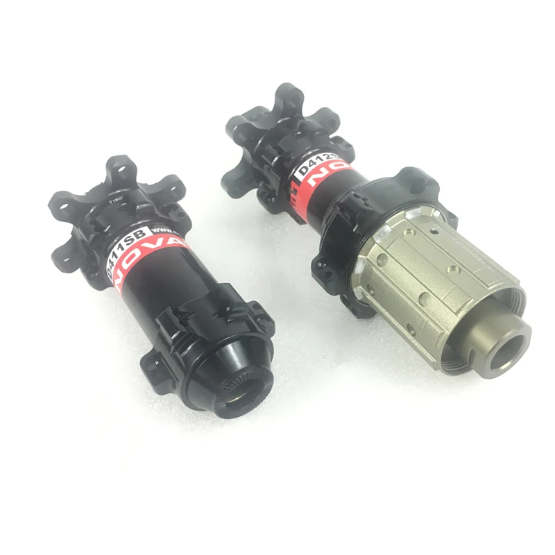 

MTB XC Novatec 411 412 6 bolts straight pull hub O.L.D 100mm 142mm M15 M12 Freehub XX1 XD 11s mountain bike cross country