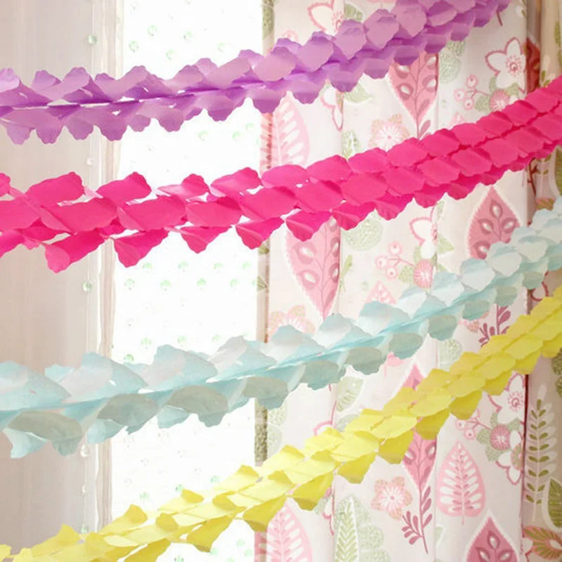 2 шт 3M многоцветная бумага в виде клевера баннер для свадебного оформления дня