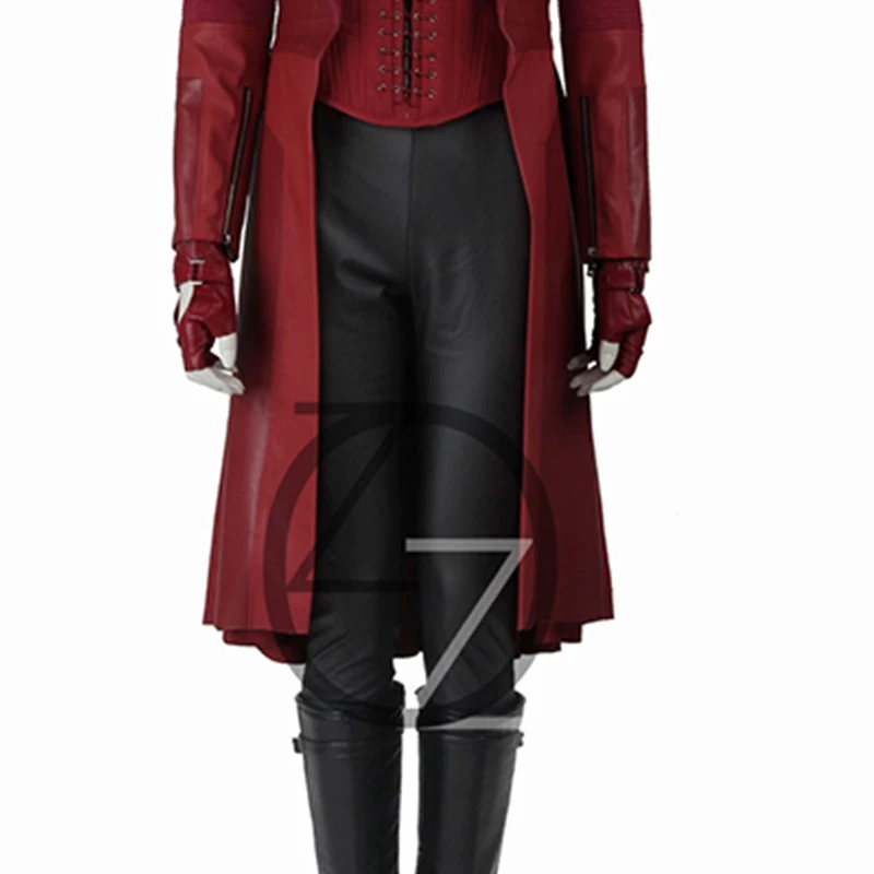 pants Фильм Капитан Америка Civil War Scarlet Wanda Maximoff Косплей Костюм для взрослых на Хэллоуин женский костюм алый костюм ведьмы - Цвет: pants