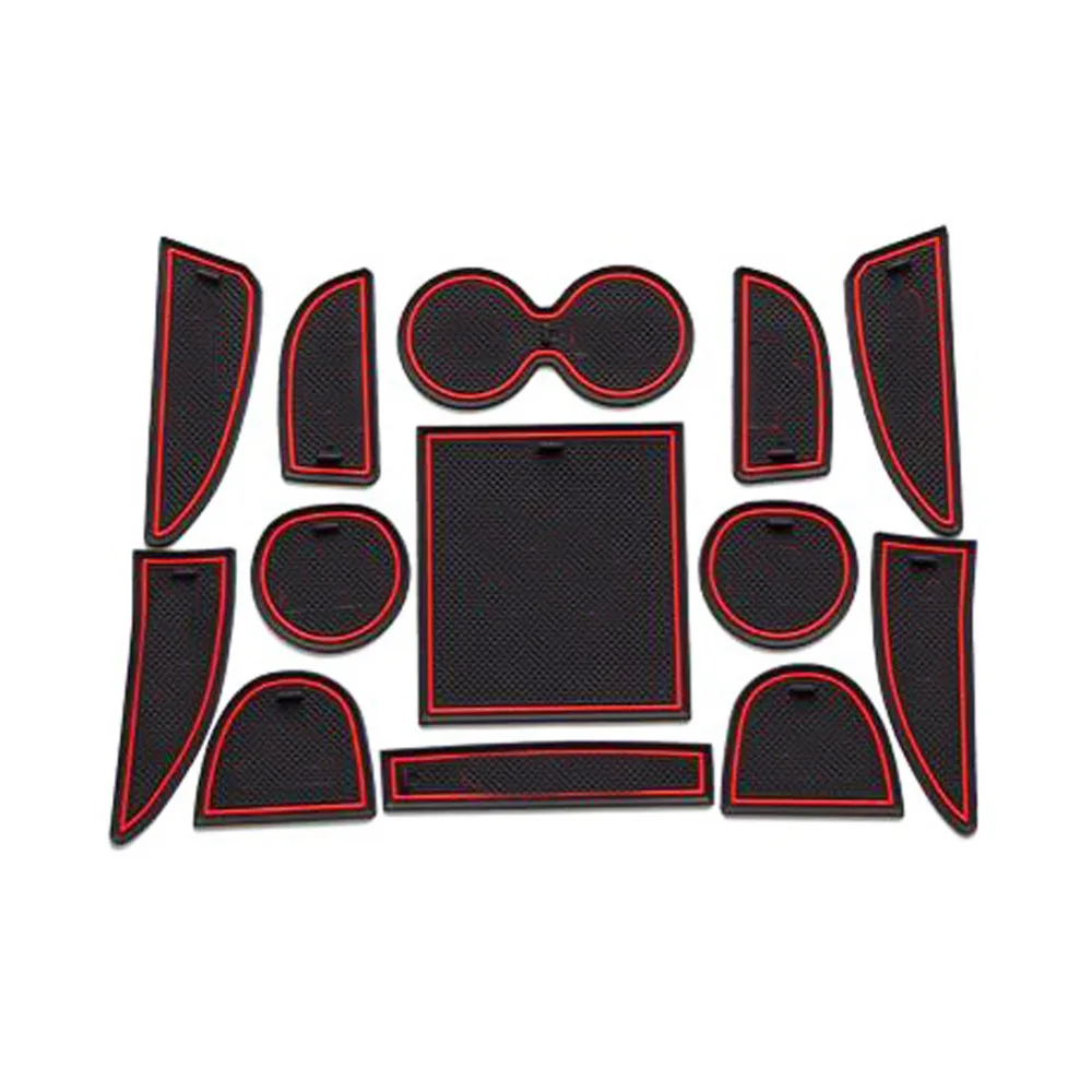 13 шт. автомобильный резиновый коврик автомобиля Нескользящие коврики