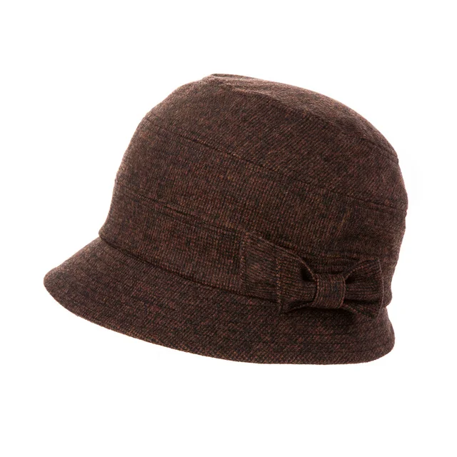 warm wool fedora hat bucket hats mom 