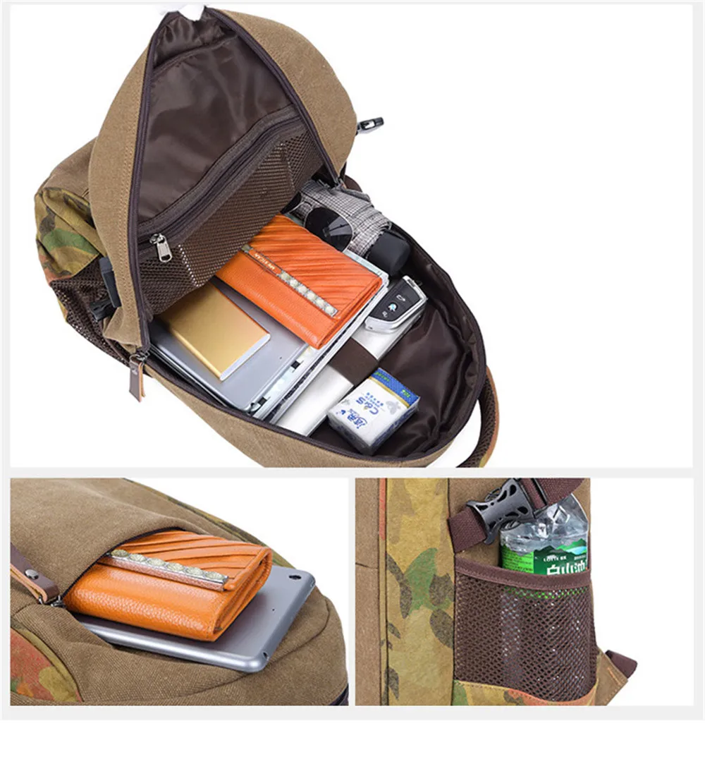

USB Charging Laptop Backpack Men School Backpacks School bags For Teenagers Man Student Book Bag Female Satchel Travel Bags sac