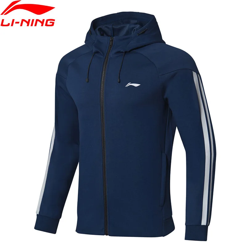 Мужская Тренировочная Толстовка Li Ning спортивный свитер из 63% полиэстера 37% хлопка