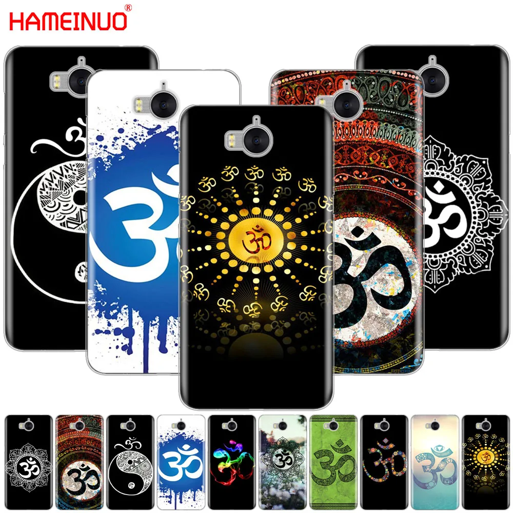 HAMEINUO Aum Om Yoga cell phone Cover Case for huawei honor 3C 4X 4C 5C 5X 6 7 Y3 Y6 Y5 2 II Y560 2017 | Мобильные телефоны и