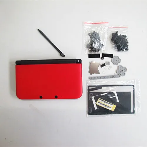 Чехол для игровой консоли 3DS XL/LL серебристый Сменный с полным корпусом и кнопками