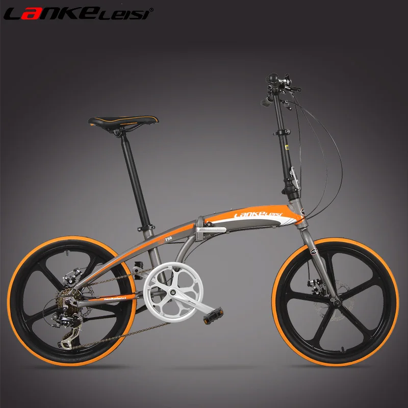 Высококачественный 20-дюймовый складной велосипед передний и задний дисковый