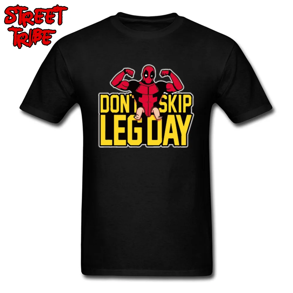 Футболка с надписью Don't Skip Leg Day забавная Мужская футболка футболки дэдпулом Marvel