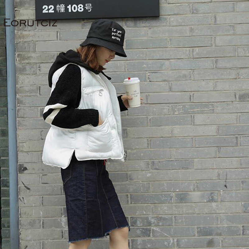 Зимняя толстовка жилет Женская парка пальто оверсайз толстая теплая куртка