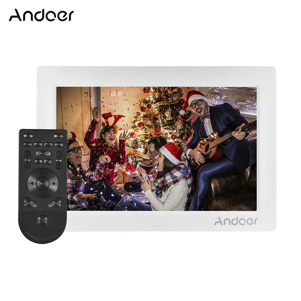 Andoer 10 &quotЦифровая фоторамка Full View 1080P рекламная машина Поддержка случайного