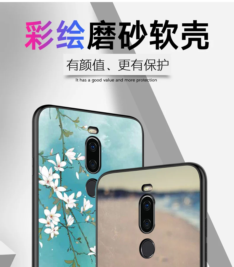 Meizu X8 X 8 чехол, силиконовые, Роскошные, симпатичные, из мягкого ТПУ, чехол+ ремешок с узором, кольцо, задняя крышка для Meizu X8 X 8, чехол, coque fundas