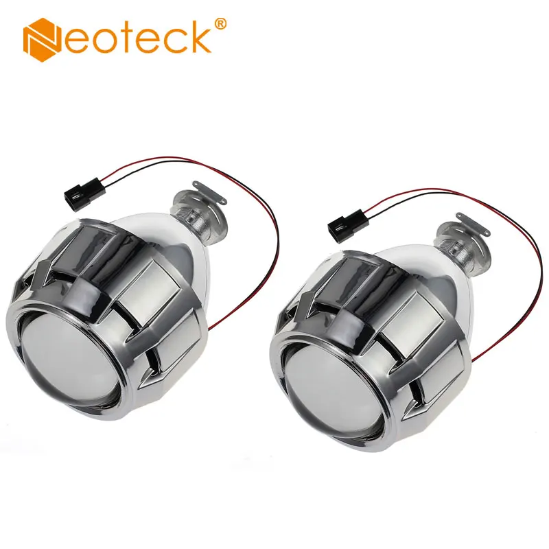 Neoteck 2 шт 5 &quotБиксеноновая HID линза проектора комплект фар для автомобиля H1 H4 H7 RHD