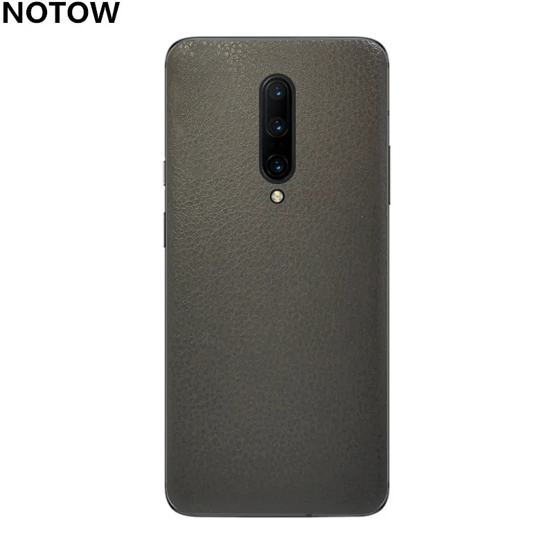 NOTOW Fashion leather PVC Sticker Wrap Skin Mobile Back Paste Protective Film case For oneplus 7T/7Tpro/7/7pro/6/6T | Мобильные