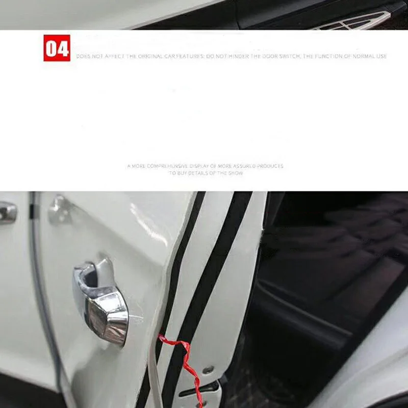 Универсальный ночник для двери автомобиля для багажника Edge Guard скретч Защитная полоска резиновые светящиеся столкновения уплотнения отделка автомобиля-Стайлинг