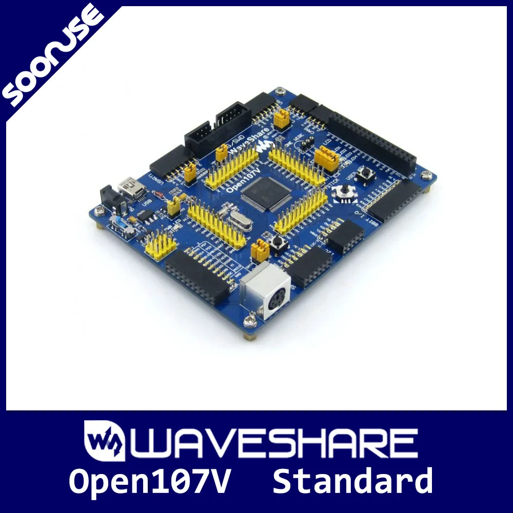 Плата для разработки Waveshare Open107V Standard STM32F107VCT6 STM32F107 ARM Cortex-M3 STM32 + модуль USB UART PL2303 |